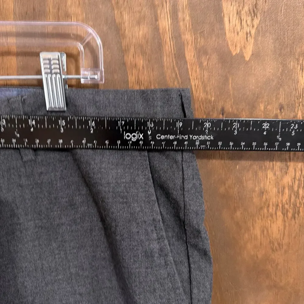 Banana Republic Mens Pants Gray Aiden Fit Corpcore Casual Wear 38x32